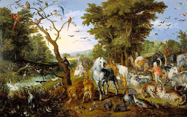 Jan Brueghel The Elder The Entry of the Animals Into Noah Ark Norge oil painting art